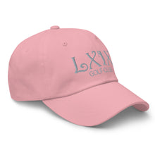 Curve Logo Dad Hat - Gray Logo by LXIX GOLF CLUB — view 17