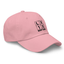 Four Box Logo Dad Hat - Black Logo by LXIX GOLF CLUB — view 17