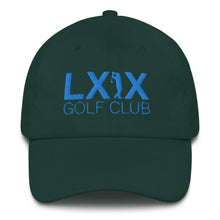 Swinger Logo Dad Hat - Aqua Logo by LXIX GOLF CLUB — view 3