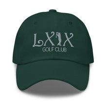 Curve Logo Dad Hat - Gray Logo by LXIX GOLF CLUB — view 10
