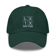 Four Box Logo Dad Hat - Gray Logo by LXIX GOLF CLUB — view 10