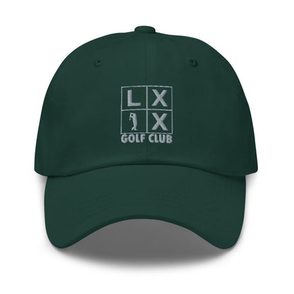 Four Box Logo Dad Hat - Gray Logo by LXIX GOLF CLUB — view 10