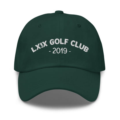 Arch Logo Dad Hat - White Logo by LXIX GOLF CLUB — view 7