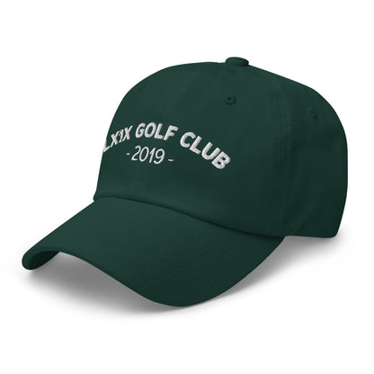 Arch Logo Dad Hat - White Logo by LXIX GOLF CLUB — view 9