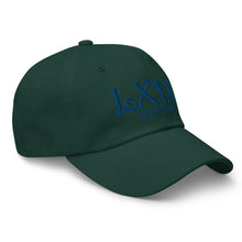 Curve Logo Dad Hat - Blue Logo by LXIX GOLF CLUB — view 12