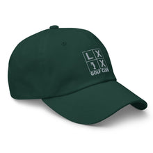 Four Box Logo Dad Hat - Gray Logo by LXIX GOLF CLUB — view 11