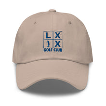 Four Box Logo Dad Hat - Blue Logo by LXIX GOLF CLUB — view 14