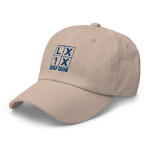 Four Box Logo Dad Hat - Blue Logo by LXIX GOLF CLUB — view 16