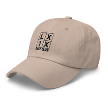Four Box Logo Dad Hat - Black Logo by LXIX GOLF CLUB — view 15