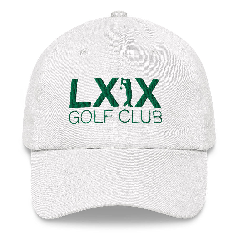 Swinger Logo Dad Hat - Kelly Green Logo by LXIX GOLF CLUB — view 6