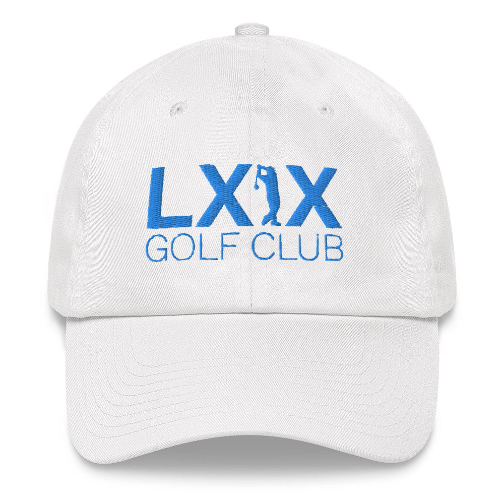 Swinger Logo Dad Hat - Aqua Logo by LXIX GOLF CLUB — view 7