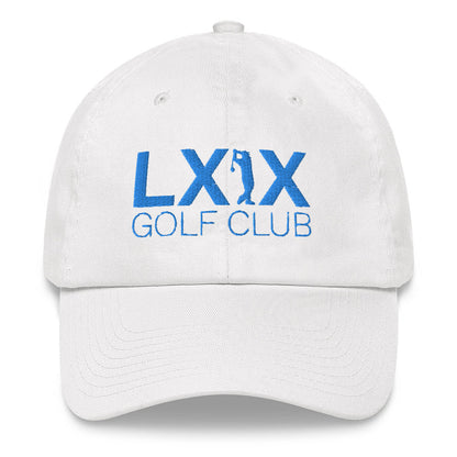Swinger Logo Dad Hat - Aqua Logo by LXIX GOLF CLUB — view 7