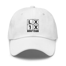 Four Box Logo Dad Hat - Black Logo by LXIX GOLF CLUB — view 22