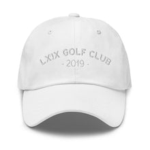 Arch Logo Dad Hat - White Logo by LXIX GOLF CLUB — view 19