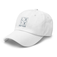 Four Box Logo Dad Hat - Gray Logo by LXIX GOLF CLUB — view 24