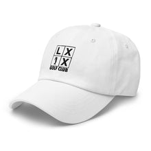 Four Box Logo Dad Hat - Black Logo by LXIX GOLF CLUB — view 24