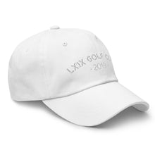 Arch Logo Dad Hat - White Logo by LXIX GOLF CLUB — view 20