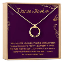 Dance Teacher Necklace, Multiple Styles Jewelry