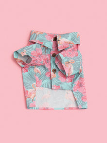 Washed Out BBQ Shirt matching adult & pet apparel detail 6