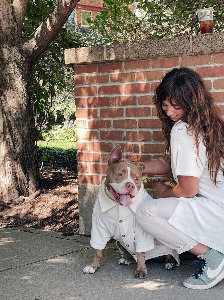 The Terry Polo — Retro Terry Cloth Polo for You & Your Dog