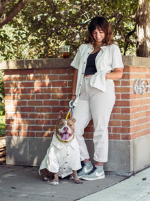 Terry Polo matching adult & pet apparel detail 4
