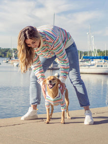 Happy Days Pullover matching adult & pet apparel detail 6