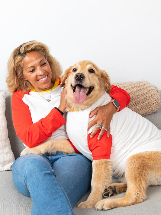 Sandlot Baseball Tee matching adult & pet apparel