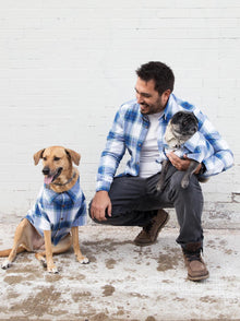 Big Sky Flannel (Dog & Kid Sizes Only) matching adult & pet apparel detail 6
