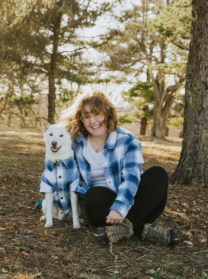 Big Sky Flannel (Dog & Kid Sizes Only) matching adult & pet apparel detail 7
