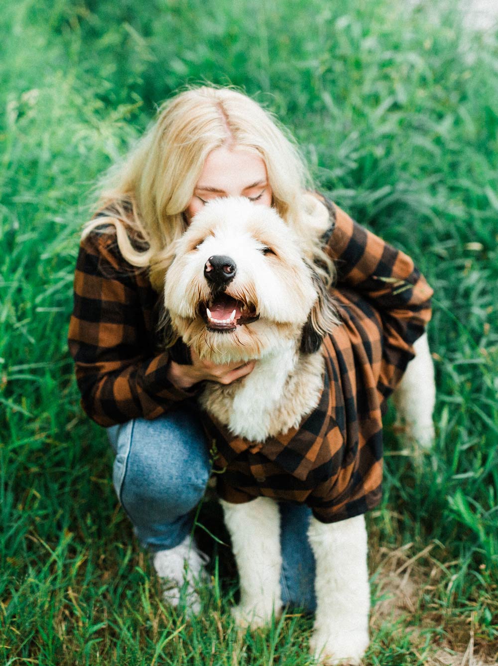 Lodge Flannel matching adult & pet apparel detail 5