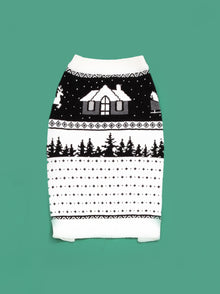Cabin Sweater matching adult & pet apparel detail 4