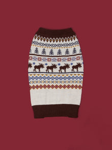 Caribou Sweater (Dog & Kid Sizes Only) matching adult & pet apparel detail 3