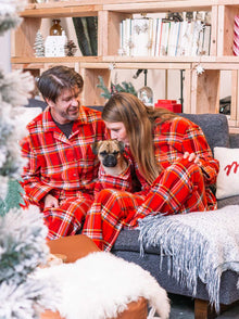 Fleece Plaid Pajama (Adult Sizes Only) adult apparel detail 6