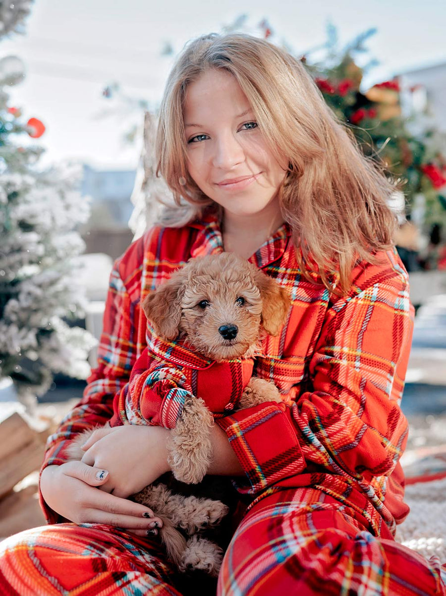 Fleece Plaid Pajama (Adult Sizes Only)