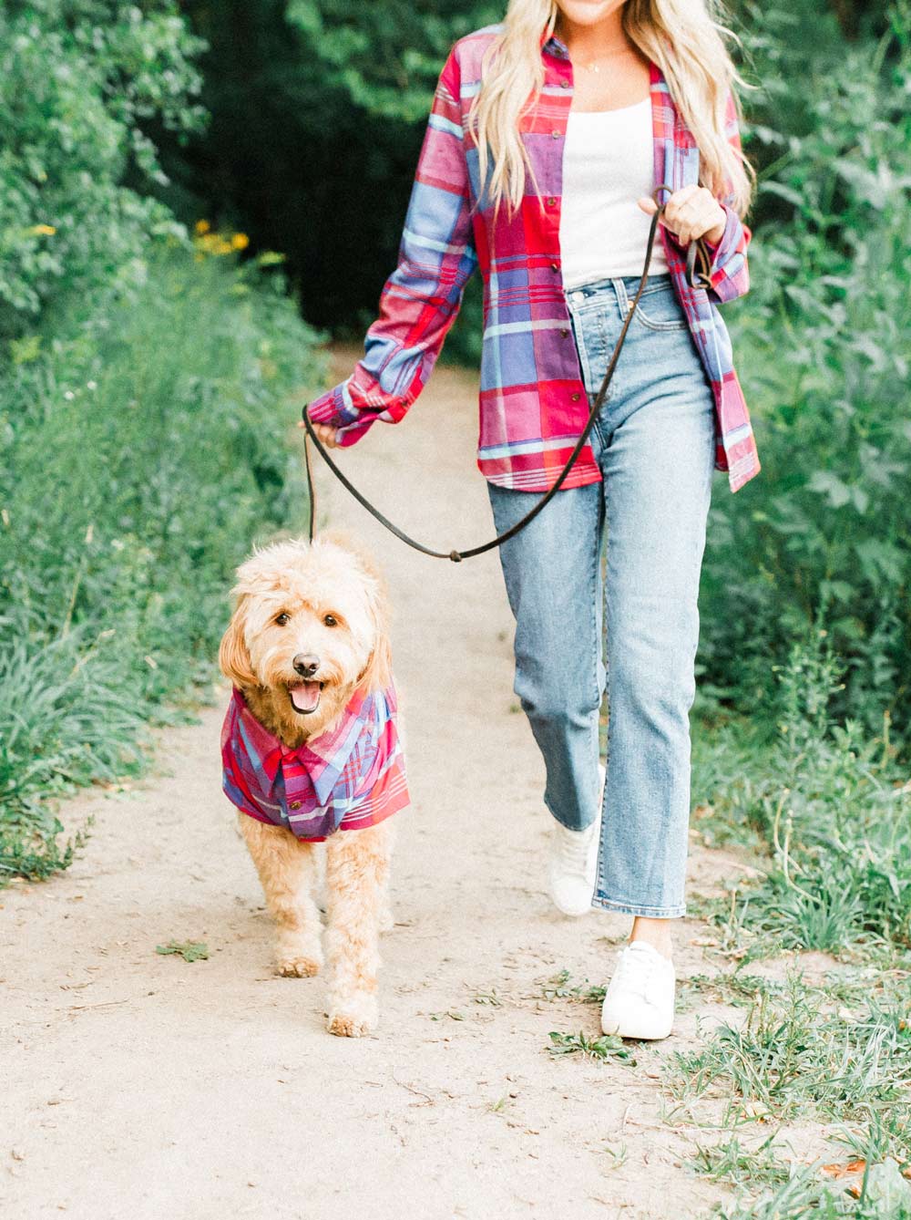 Orchard Flannel matching adult & pet apparel