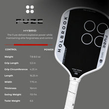 Holbrook Fuze Hybrid 16mm Pickleball Paddle pickleball product, supplier image 7