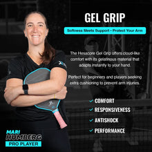 Hesacore Pickleball Gel Grip 5.25 Regular Fit Light Blue pickleball accessory, supplier image 6