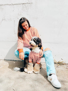 Poppy Pullover matching adult & pet apparel detail 3