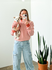 Poppy Pullover matching adult & pet apparel detail 2