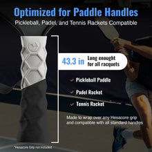 Hesacore Hesatac Pickleball Paddle Overgrip – Black pickleball accessory, supplier image 2