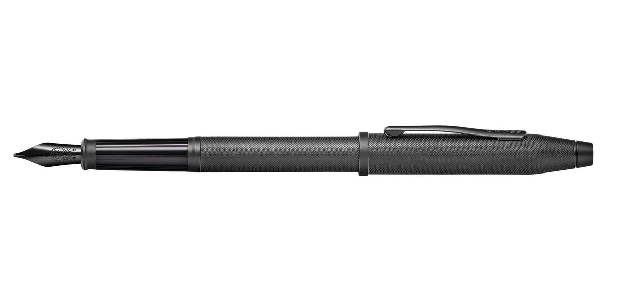 Century® II Black PVD Micro-knurl Fine Nib Fountain Pen