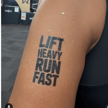 HYROX - Lift Heavy Run Fast Tattoo