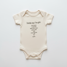 Inside Me Poem Short-Sleeve Romper