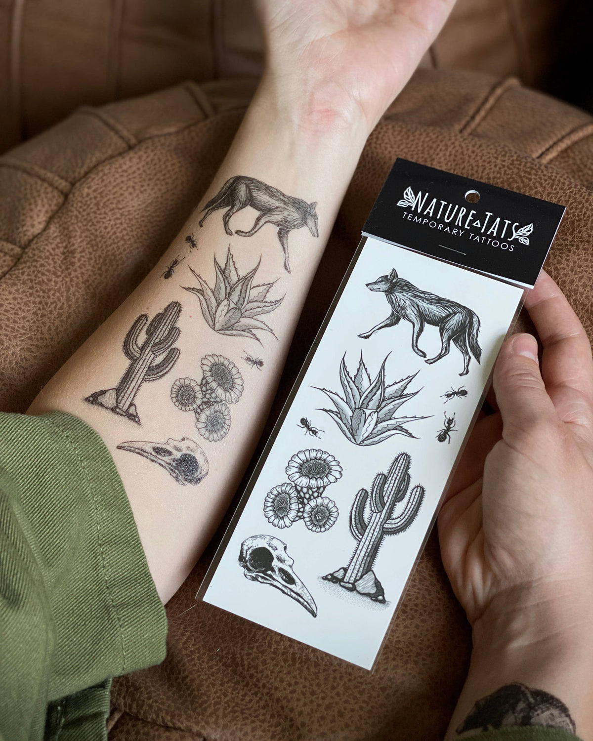 Desert Wild Temporary Tattoo