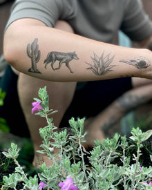 Desert Wild Temporary Tattoo
