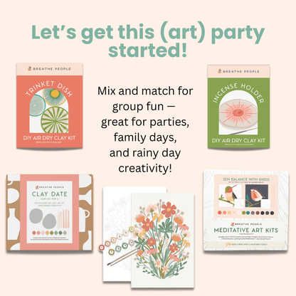DIY Air Dry Clay Kit- Make Your Own Mushroom Dish