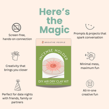 DIY Air Dry Clay Kit- Make Your Own Mushroom Dish