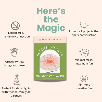 DIY Air Dry Clay Kit- Make Your Own Mushroom Dish