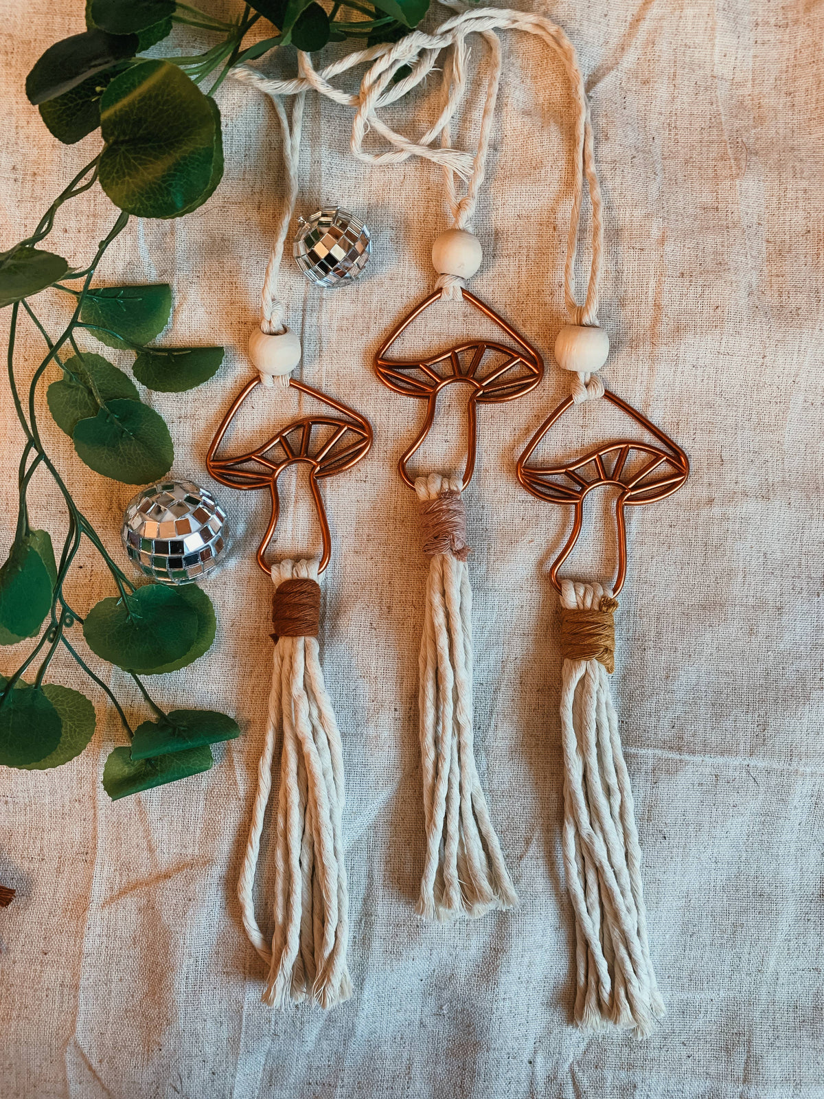 Mushroom Car Charm