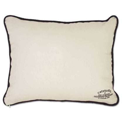 Kansas State University Collegiate Embroidered Pillow by CatStudio
